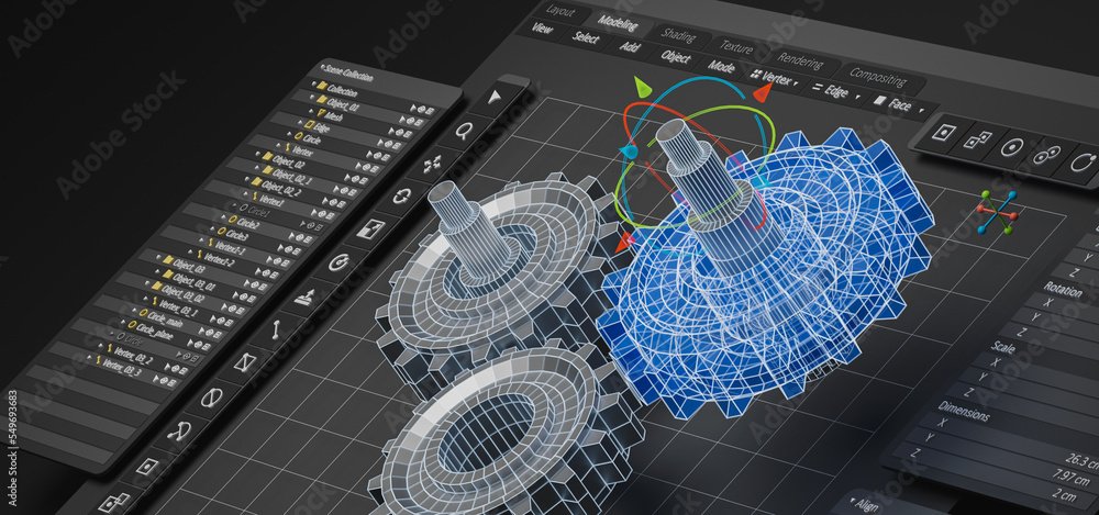 3D CAD design